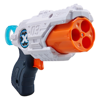 ZURU X-Shot MK 3 Foam Dart Blaster Set With 16 Darts, 2 Players, Age 8+ Front_Three_Fourths_Angled_Right