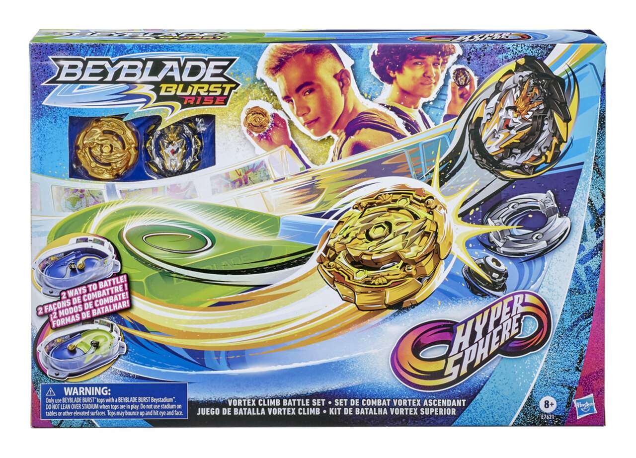Playset beyblade set 2025 de combat double surface