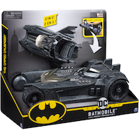 Batman The Caped Crusader 2-In-1 Batmobile & Batboat Transforming Vehicle Toy, Age 4+ Front_Angled_Right