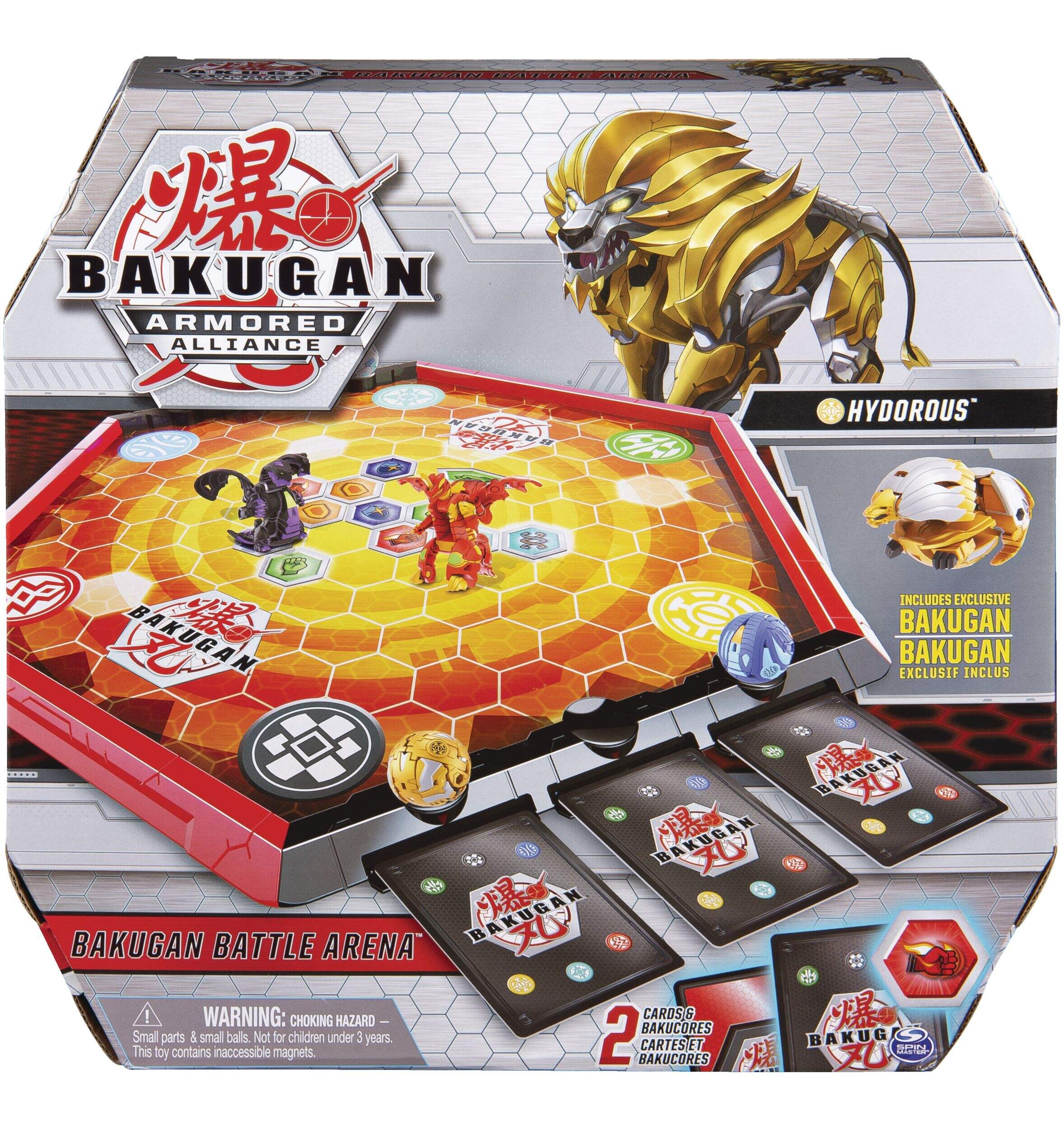 Bakugan Hide Matrix Battle Arena Game Board Set With Exclusive Hydorous Bakugan, Age 6+ Front_Elevated