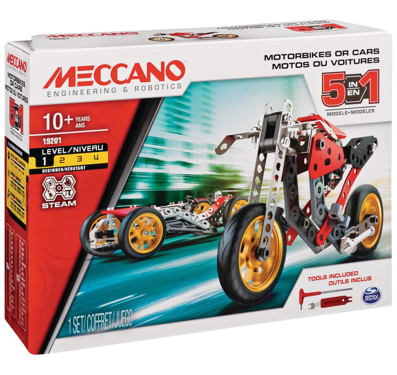 boîte véhicules Meccano build & play 5-8 ans - Meccano