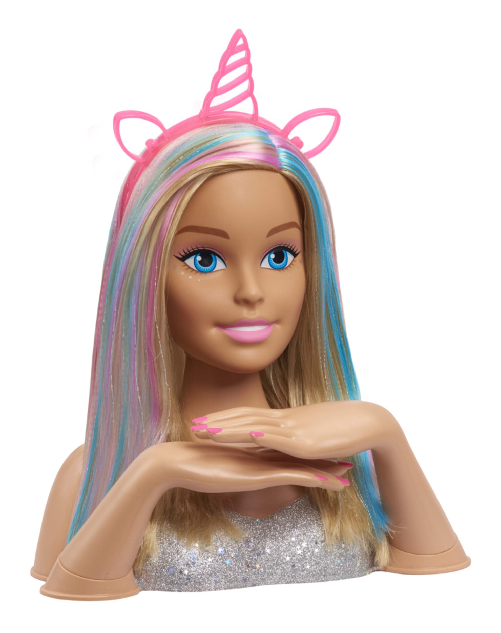 Mattel Barbie® Color & Style Deluxe Styling Head Toy w/Accessories, Blonde, Ages 3+ Front_Angled_Right