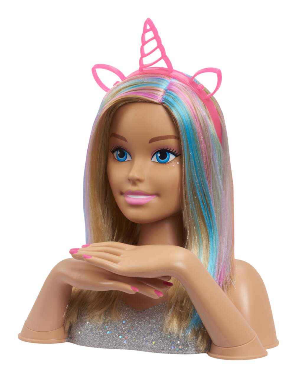 Barbie - poupée barbie princesse tresses magiques, avec extensions  capillaires et accessoires - poupée mannequin - des 3 ans BARBIE Pas Cher 