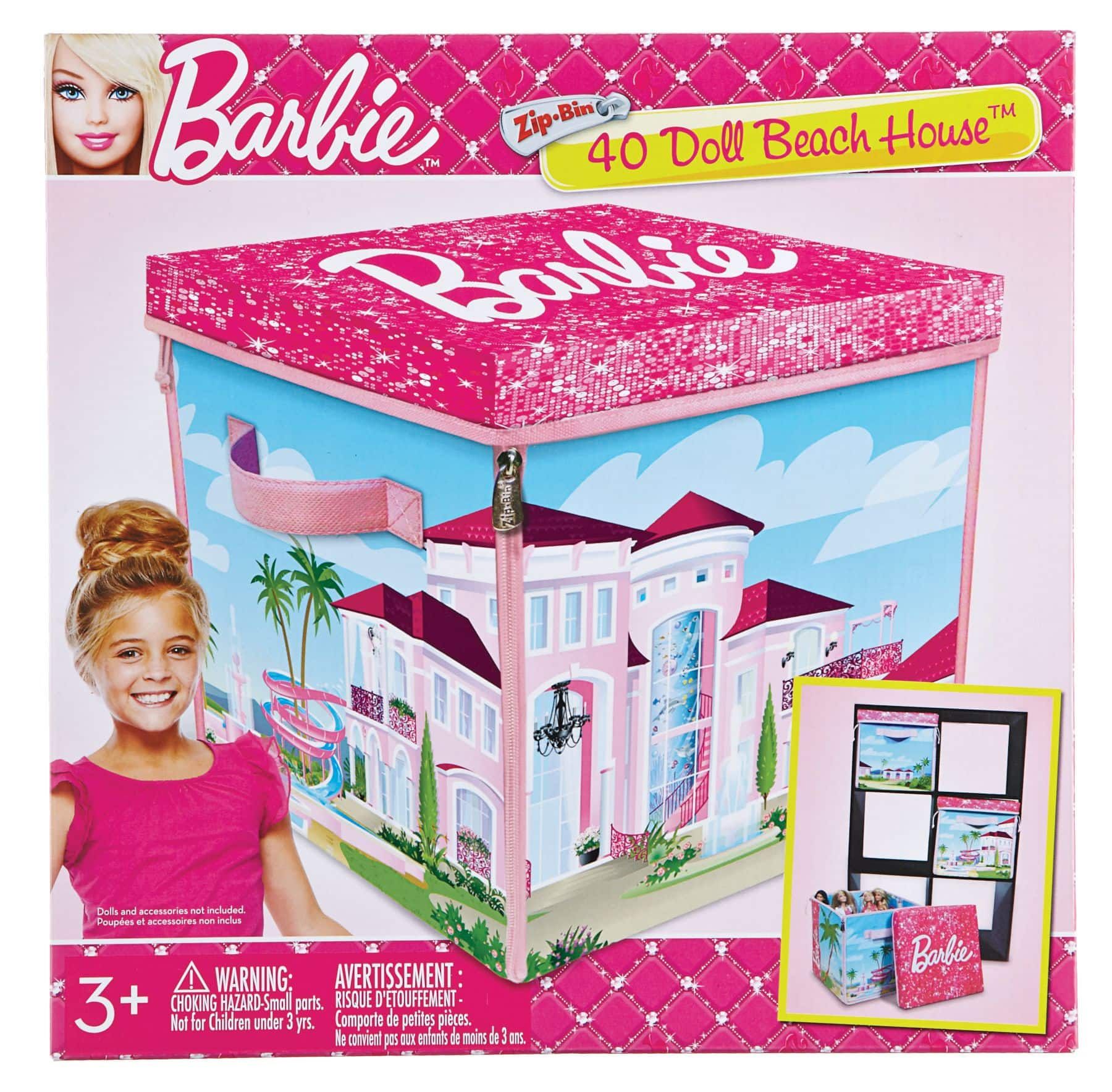 Barbie zip bin on sale