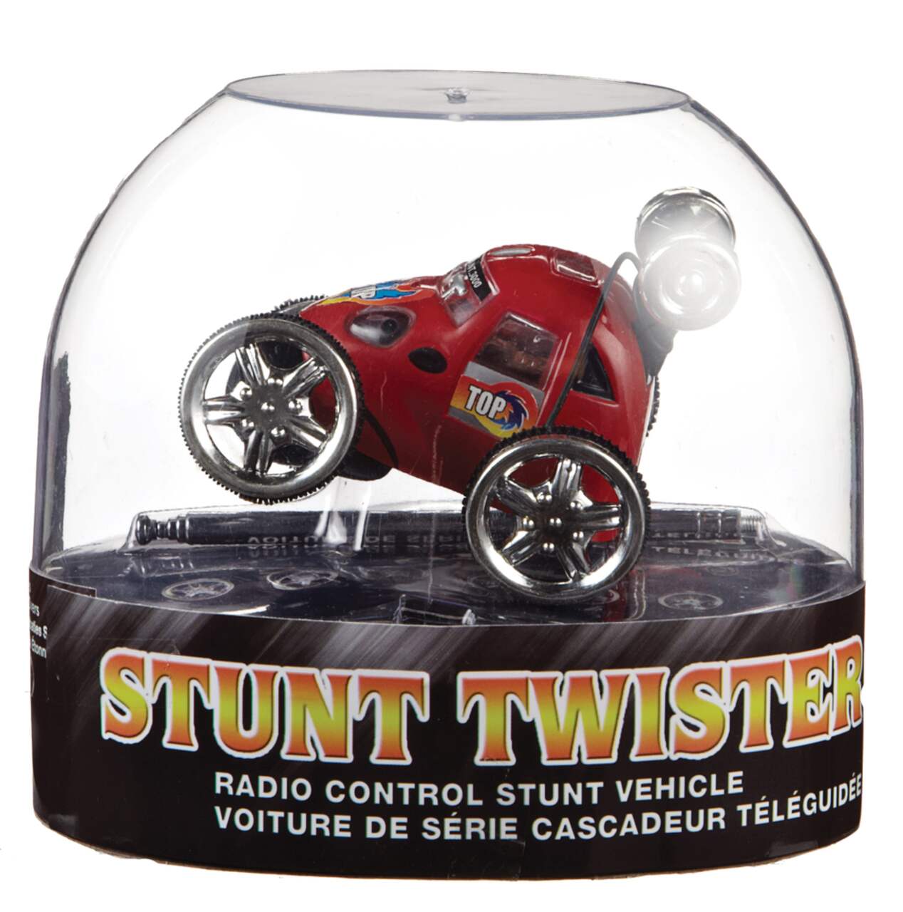 Voiture télécommandée Stunt Twister avec lumières et interrupteur