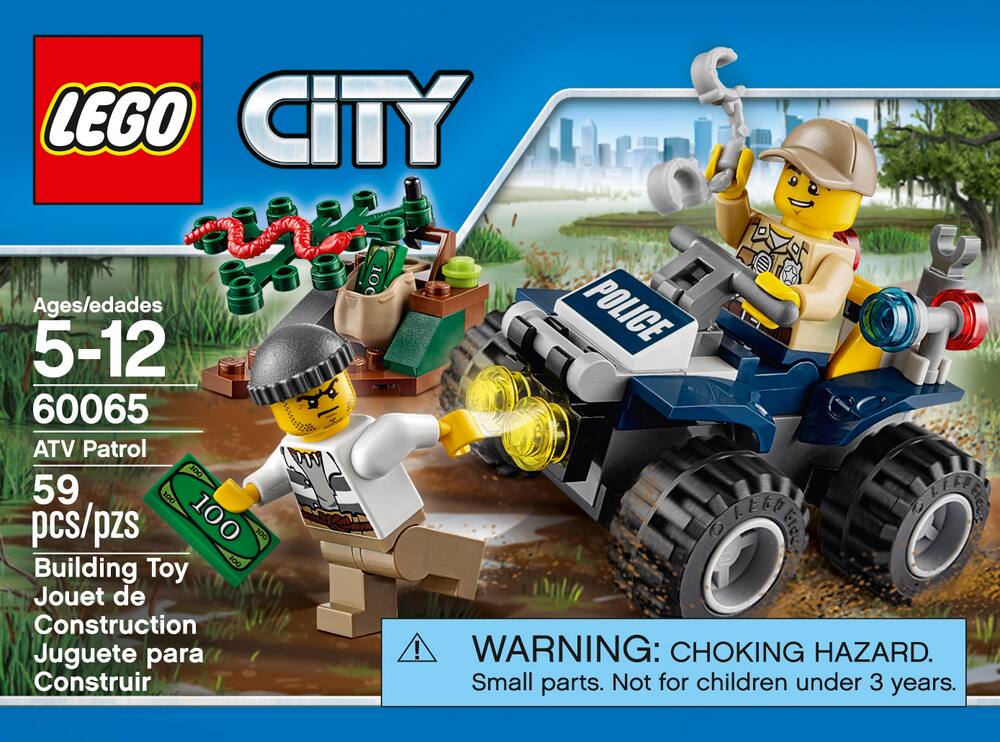 LEGO City Arctic Snowmobile Snow Bike Car Vehicle Minifigure Accessory 