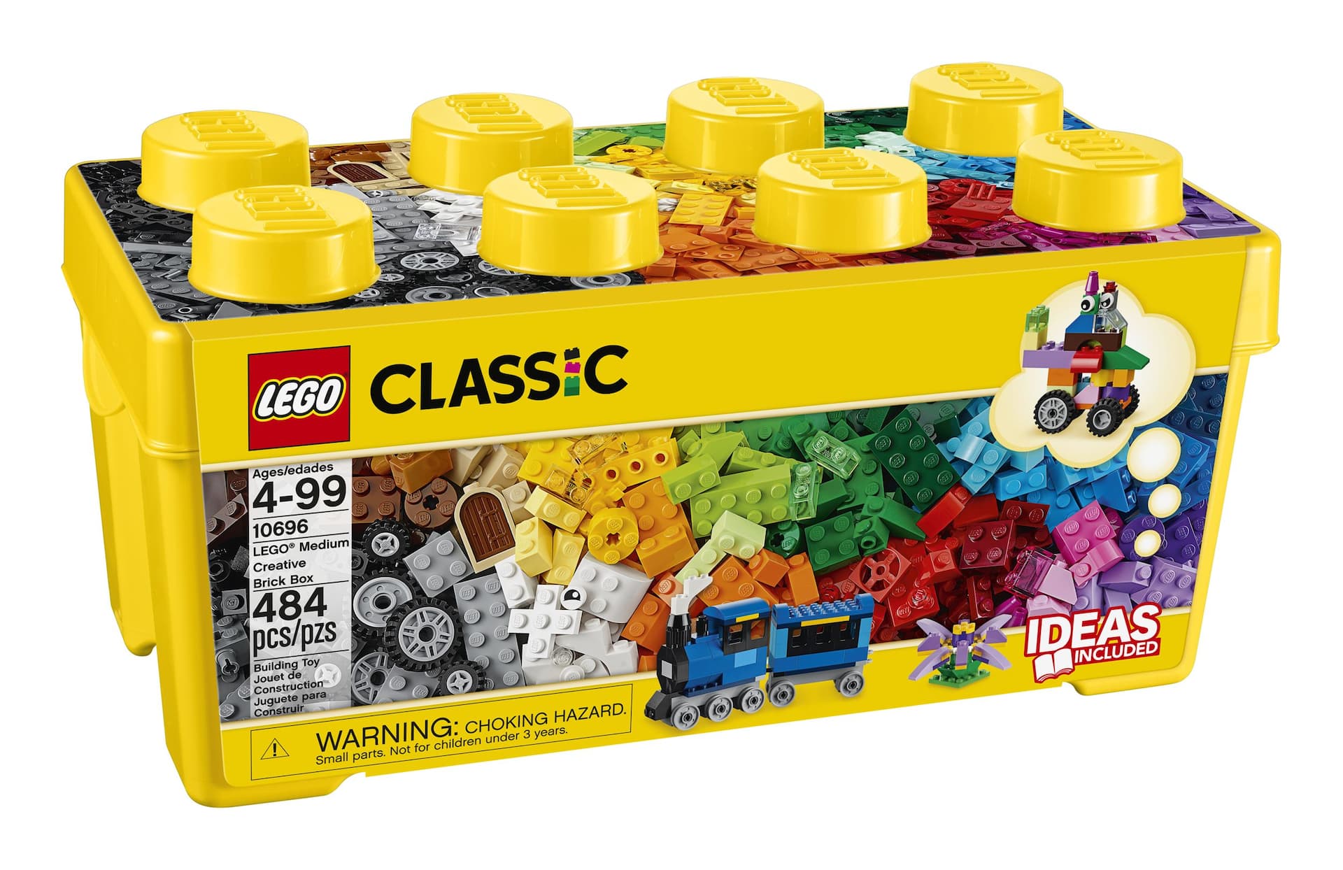 LEGO® Classic Creative Bricks Box Set 10696 Building Toy Kit For Kids,  484-pc, Ages 4+
