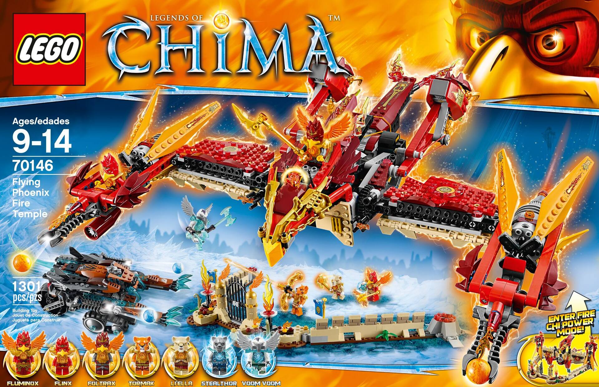 LEGO® Legends of Chima Flinx Ultimate Phoenix, 172-pcs