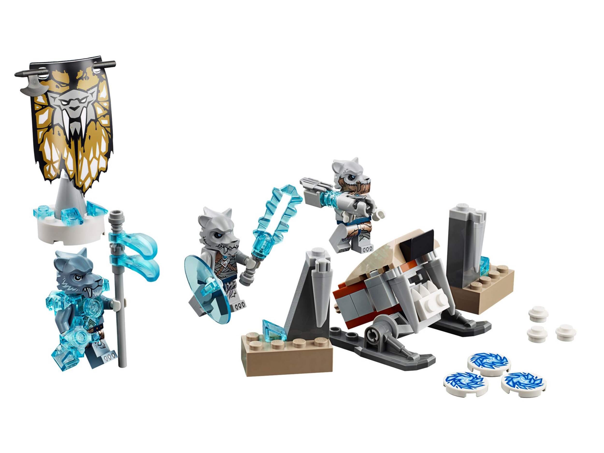 LEGO Legends of Chima, La base mobile de combat, 712 pièces Composite_or_Mixed