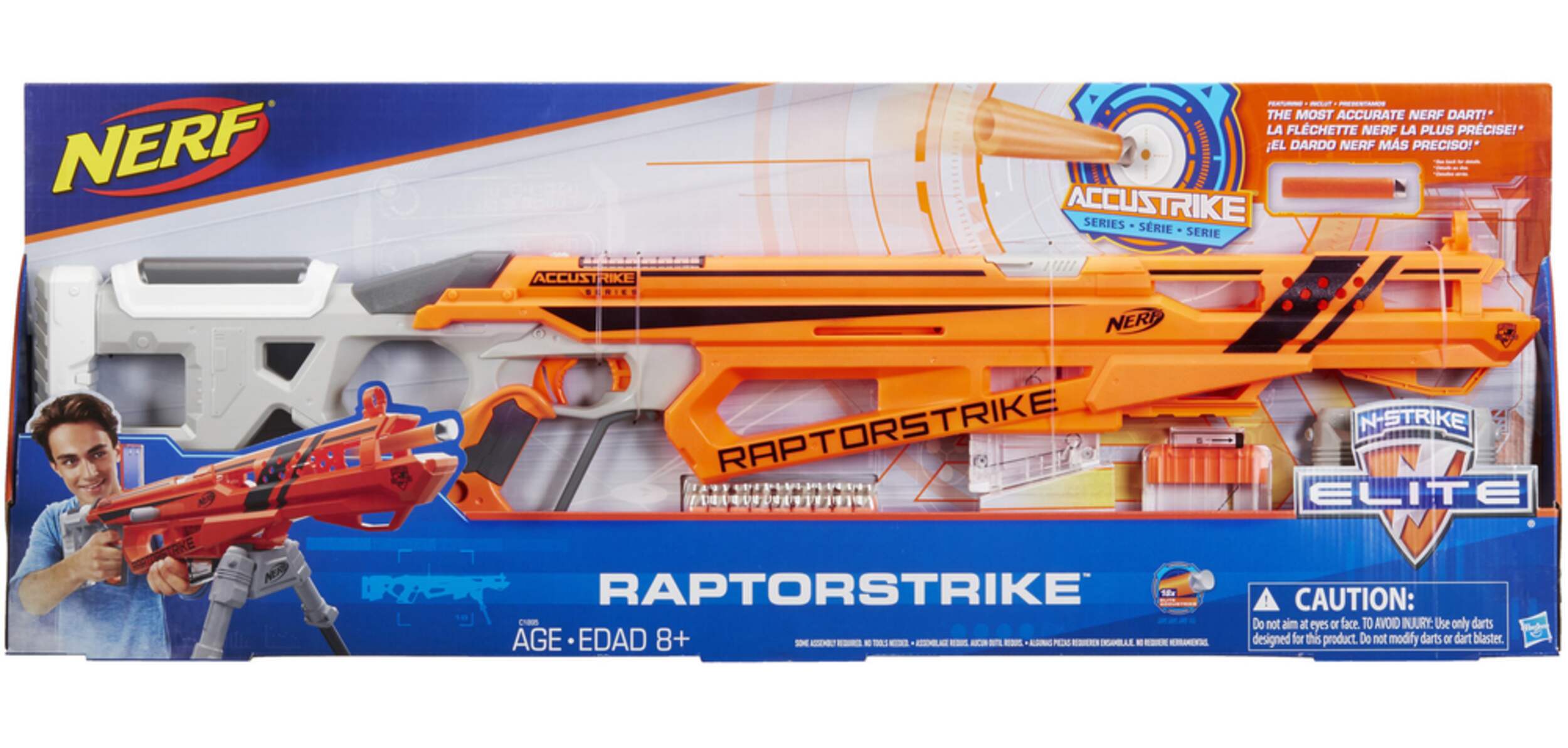 Nerf N-Strike Elite Accustrike Raptorstrike Front_Flat
