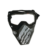 NERF Rival Phantom Face Mask, Breathable With Adjustable Head Strap, White Team Colour Front_Flat