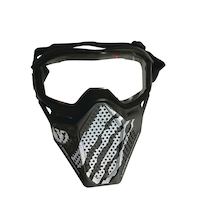 NERF Rival Phantom Face Mask, Breathable With Adjustable Head Strap, White Team Colour Front_Flat