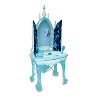 Disney Frozen 2 Elsa's Enchanted Ice Vanity Musical Playset & Hair Accessories, Ages 3+ Front_Angled_Right
