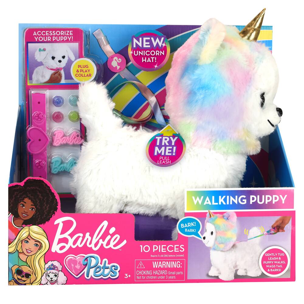 barbie walk and wag puppy instructions