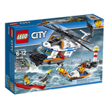 LEGO City, L’hélicoptère de secours, paq. 415 Front_Angled_Right