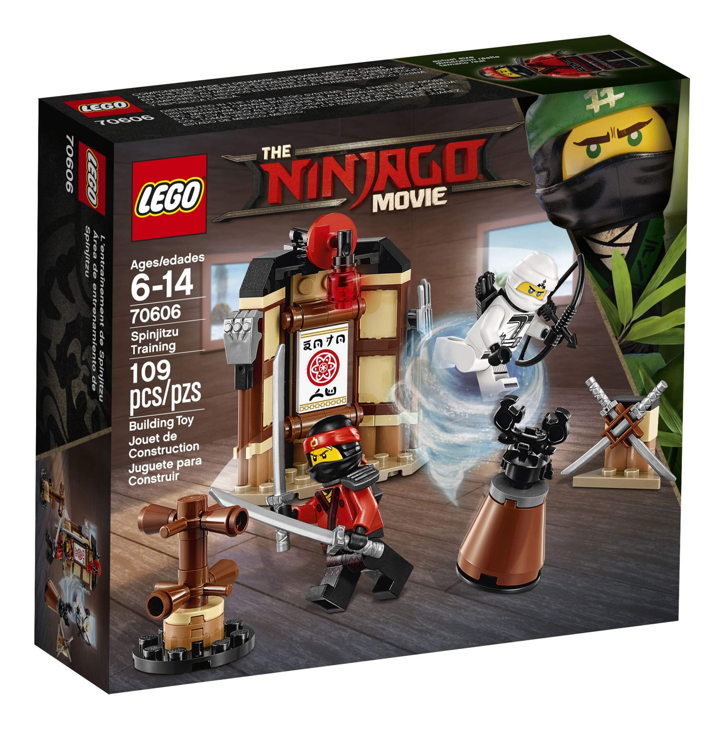 LEGO Ninjago Spinjitzu Training, 109-pc Front_Angled_Right