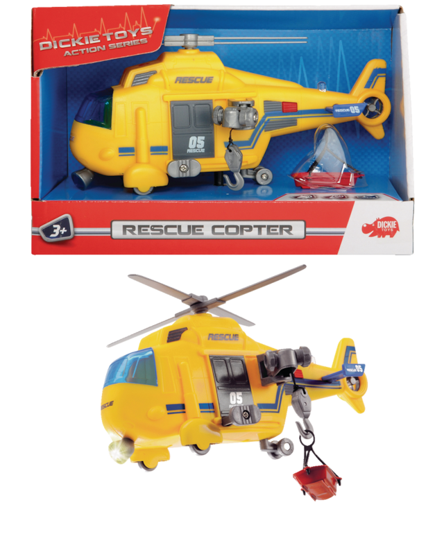 Dickie Toys Action Series Mini Toy Vehicle With Light & Sound, Assorted