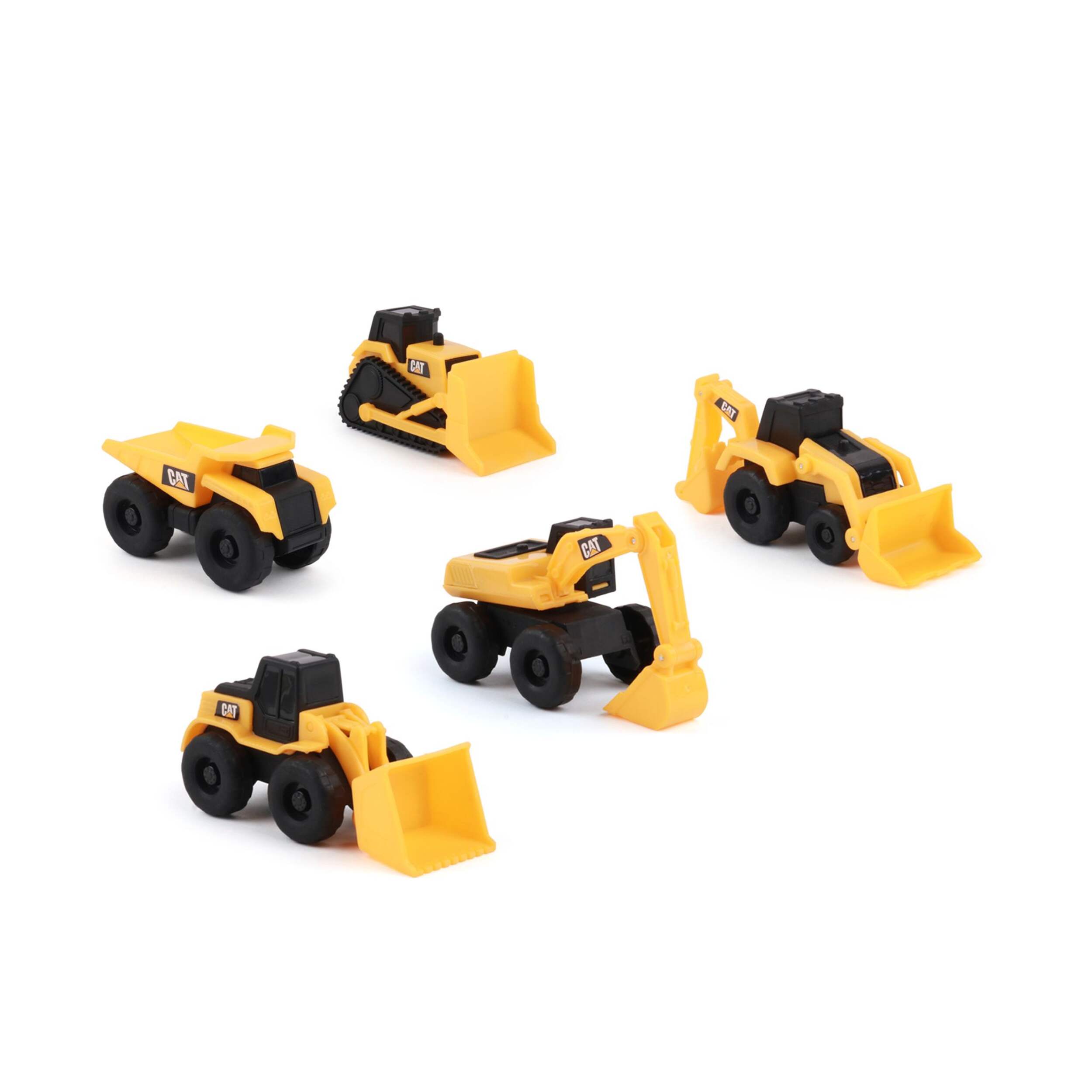Mini machines de construction CAT, paq. 5, 3 ans et plus Front_Angled_Right