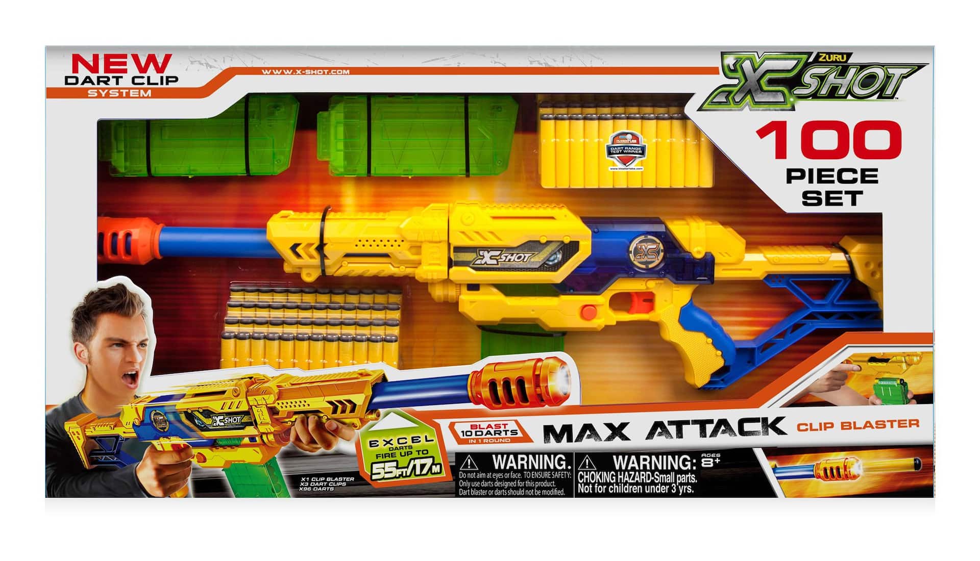 Pistolet à fléchettes Zuru X-shot Max Attack