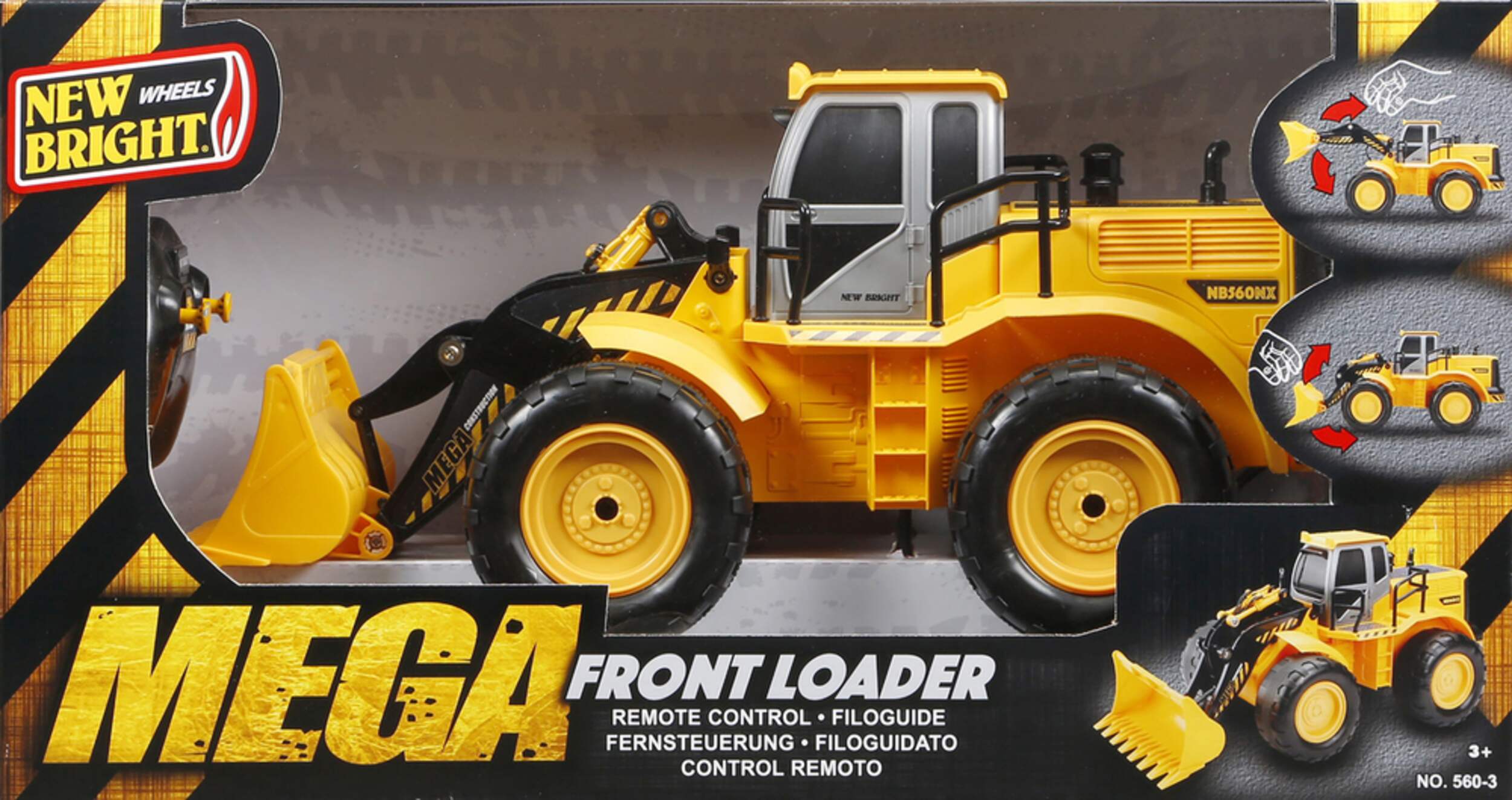 Remote Control Mega Loader Front_Flat