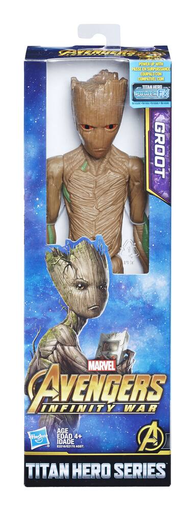 marvel infinity war titan hero series groot with titan hero power fx port