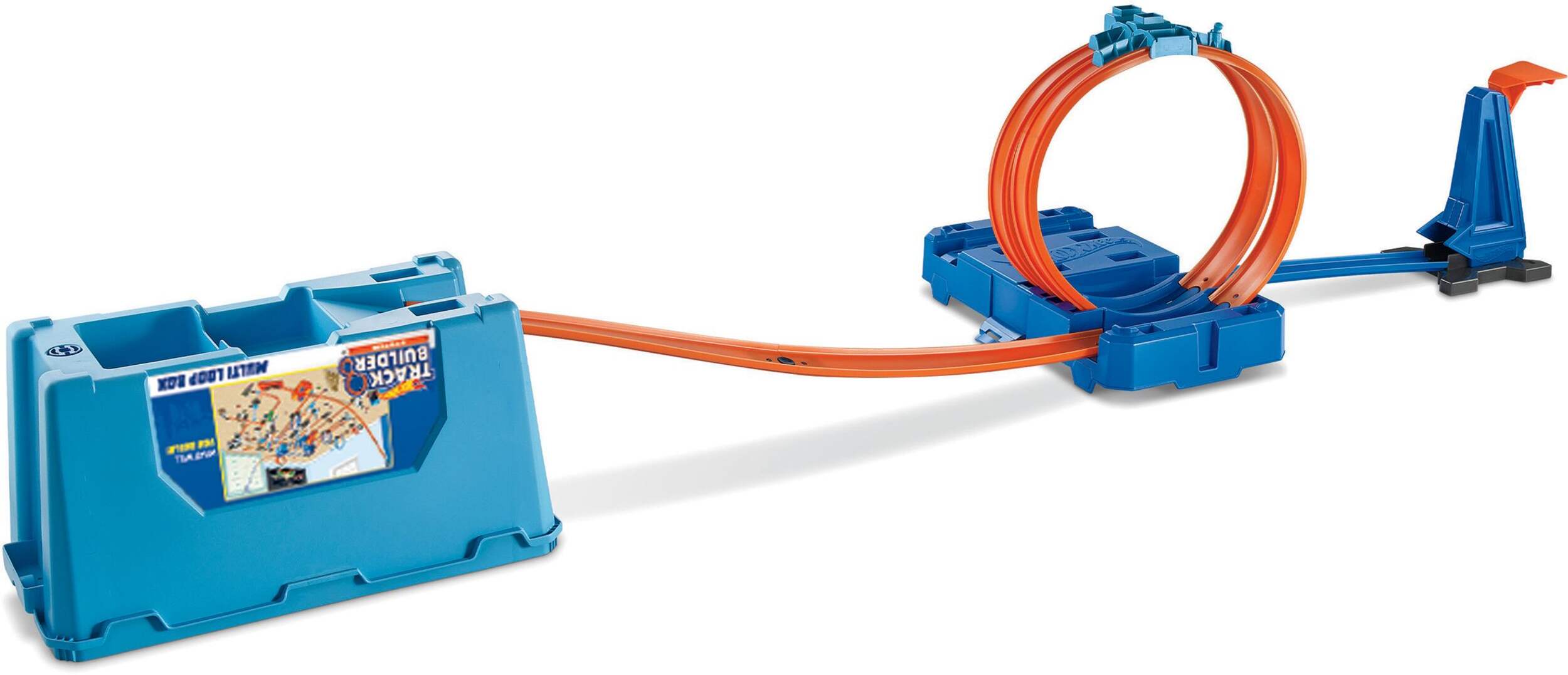 Hot Wheels® Track Builder Multi Loop Box Front_Angled_Right