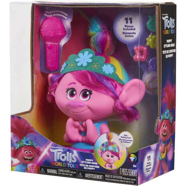 DreamWorks Trolls World Tour Poppy Styling Head | Canadian Tire