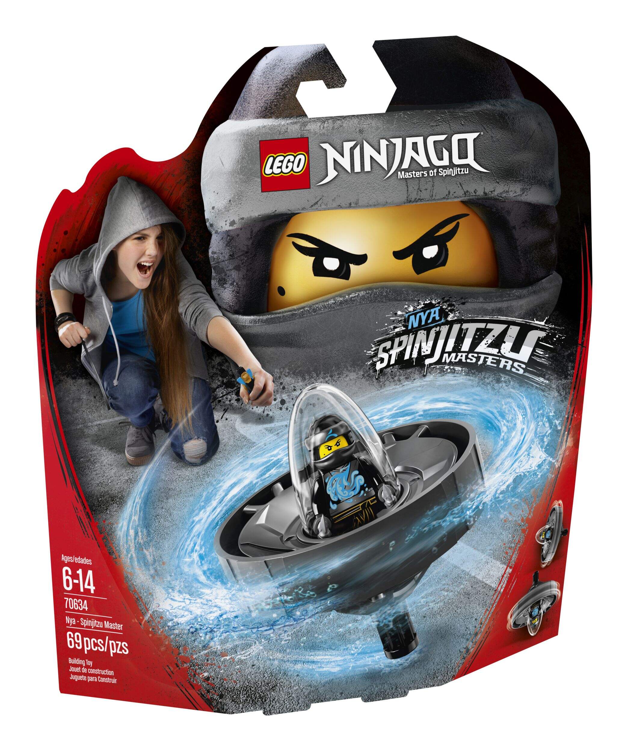 Nya, le Maître du Spinjitzu LEGO Ninjago, 69 pces Front_Flat