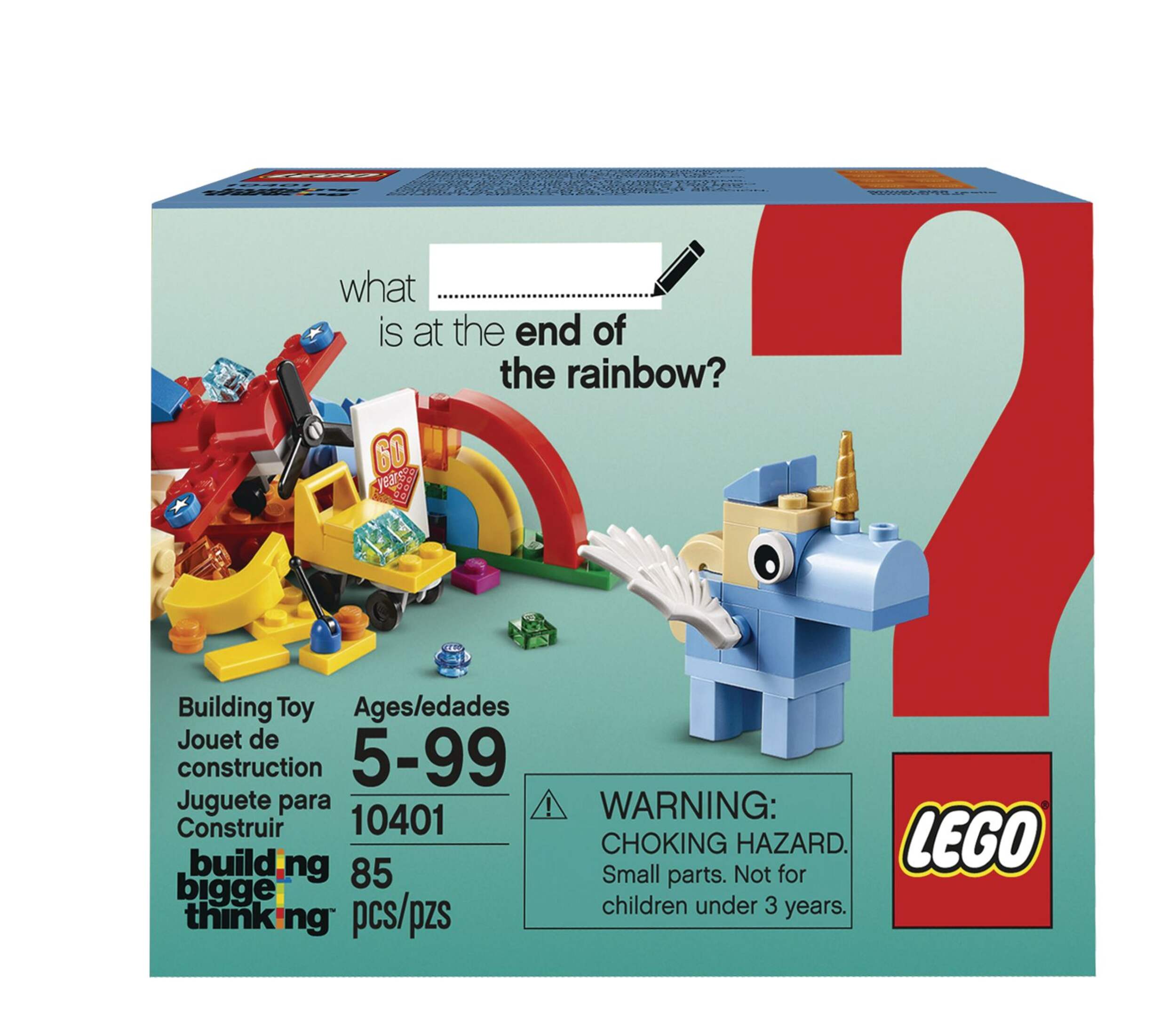 LEGO Rainbow Fun, 85-pc Front_Elevated