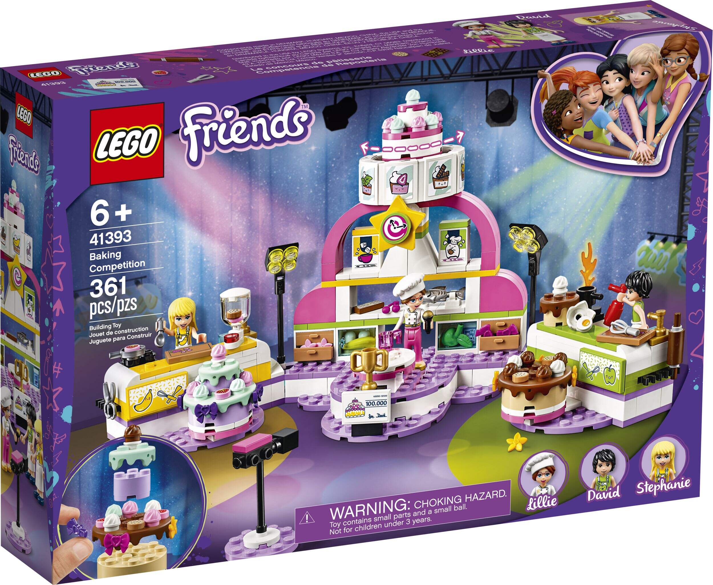 LEGO Friends, concours de pâtisserie, 41393 Front_Angled_Right