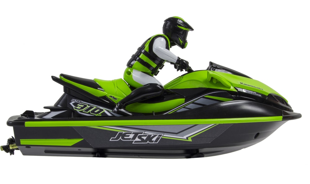 Kawasaki 110 Scale Remote Controlled Jet Ski Toy w/Realistic Rider