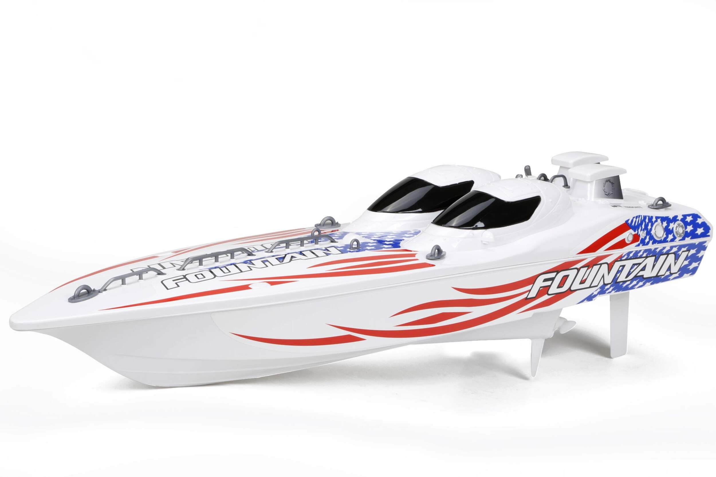 New Bright  RC Fountain Boat, 23-in Front_Angled_Left