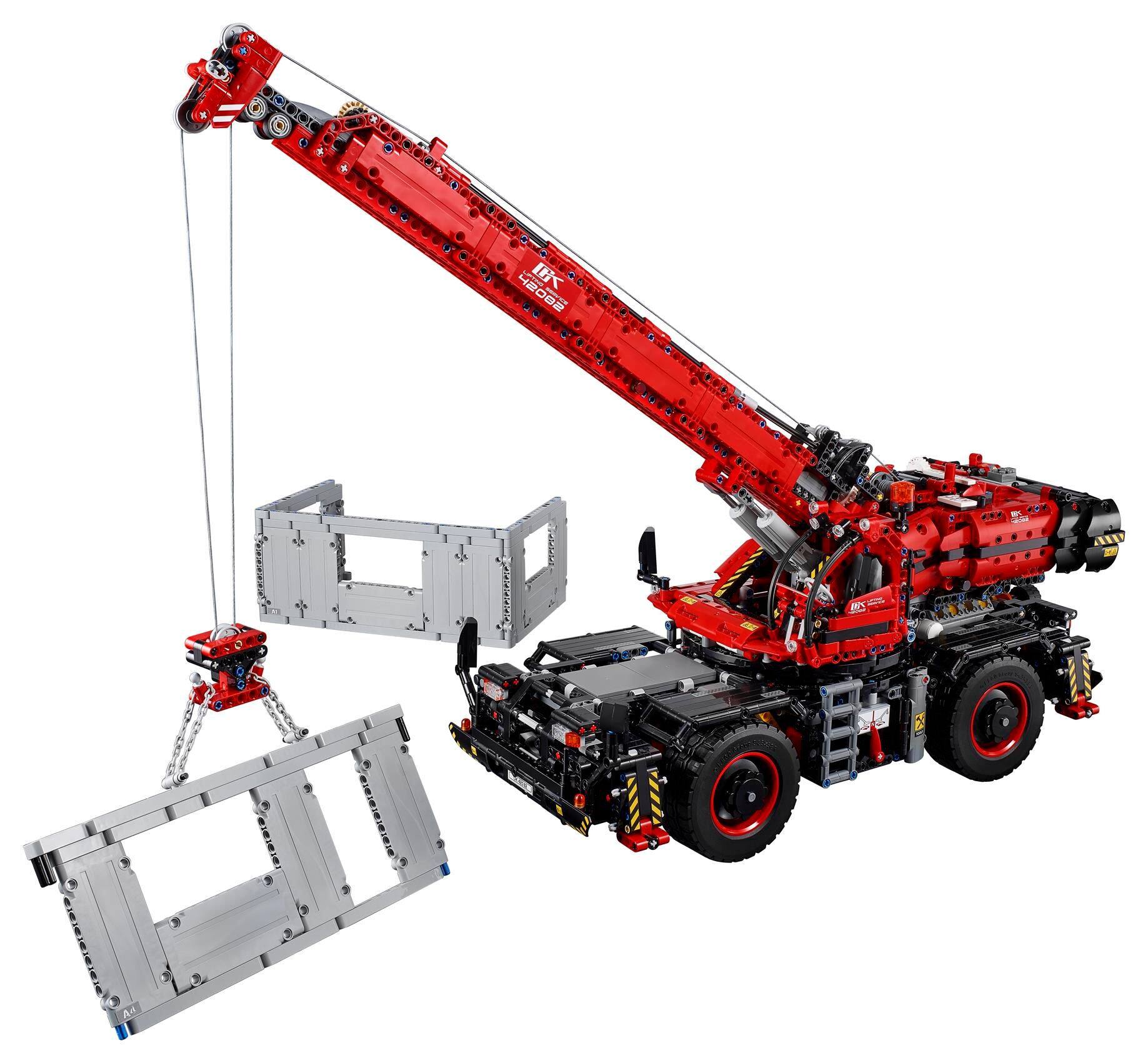 Lego Heavy Rescue Fire Truck (04), The back mounted crane. …