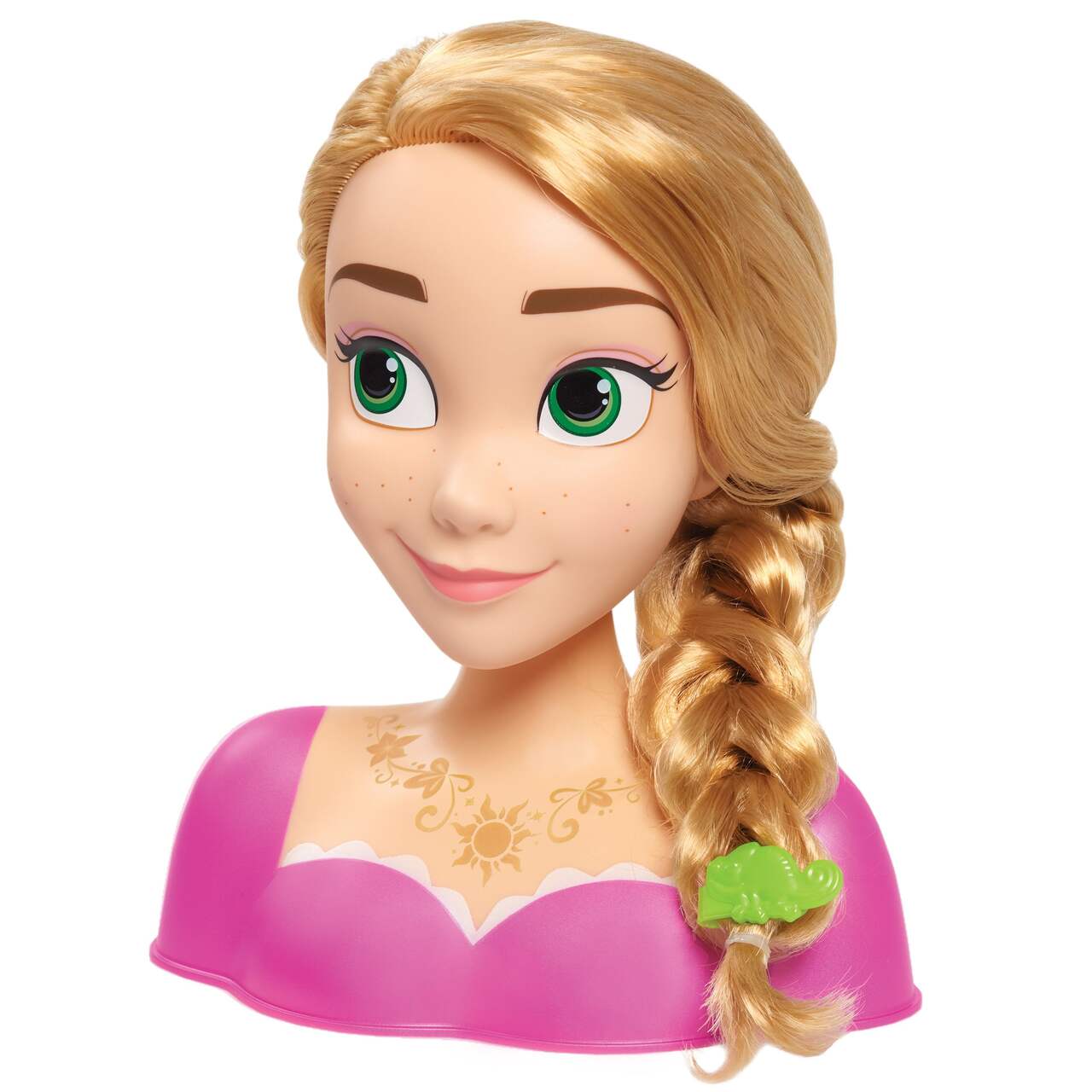 Disney Princess Deluxe Hair Styling Head Toy w/14 pcs of Accessories,  Assorted, Ages 3+