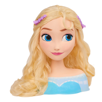 Disney Frozen Elsa Styling Head Toy with 14 Accessories for Hair Styling and Braiding, Ages 3+ Front_Flat
