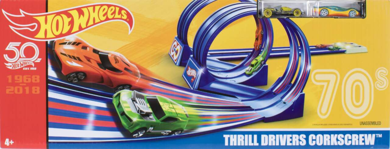 Hot wheels thrill drivers corkscrew best sale