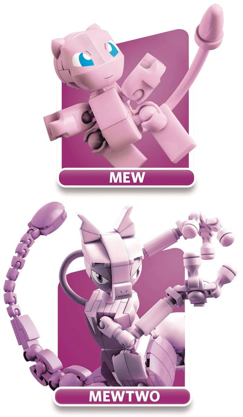 Mega Construx POKÉMON Mew on sale vs Mewtwo