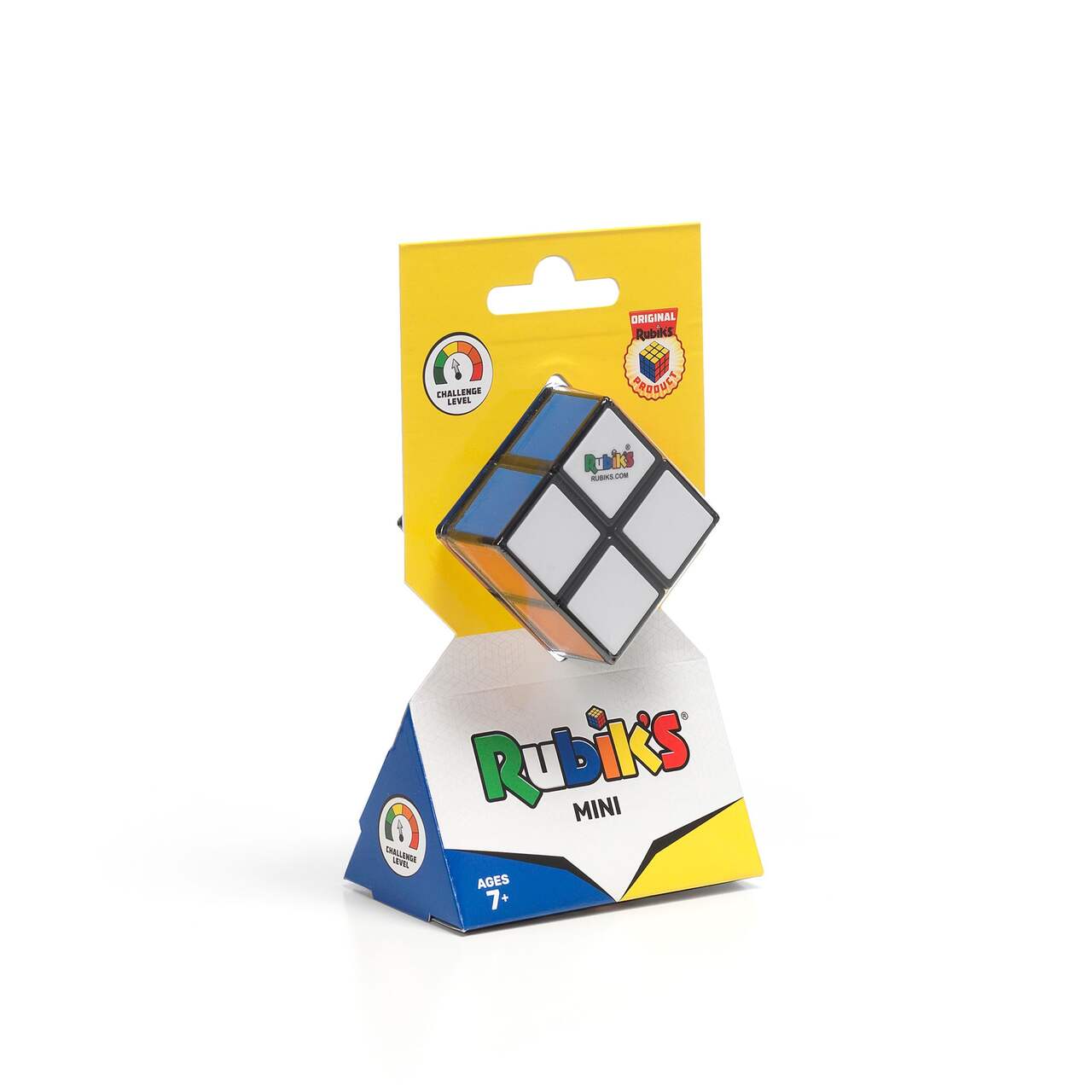 Rubik's Classic Mini 2x2 Cube Colour-Matching/Problem-Solving Puzzle Toy,  Ages 8+