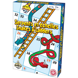 Editions Gladius Snakes & Ladders Classic Family Board Game Set, Ages 4+ Front_Angled_Left