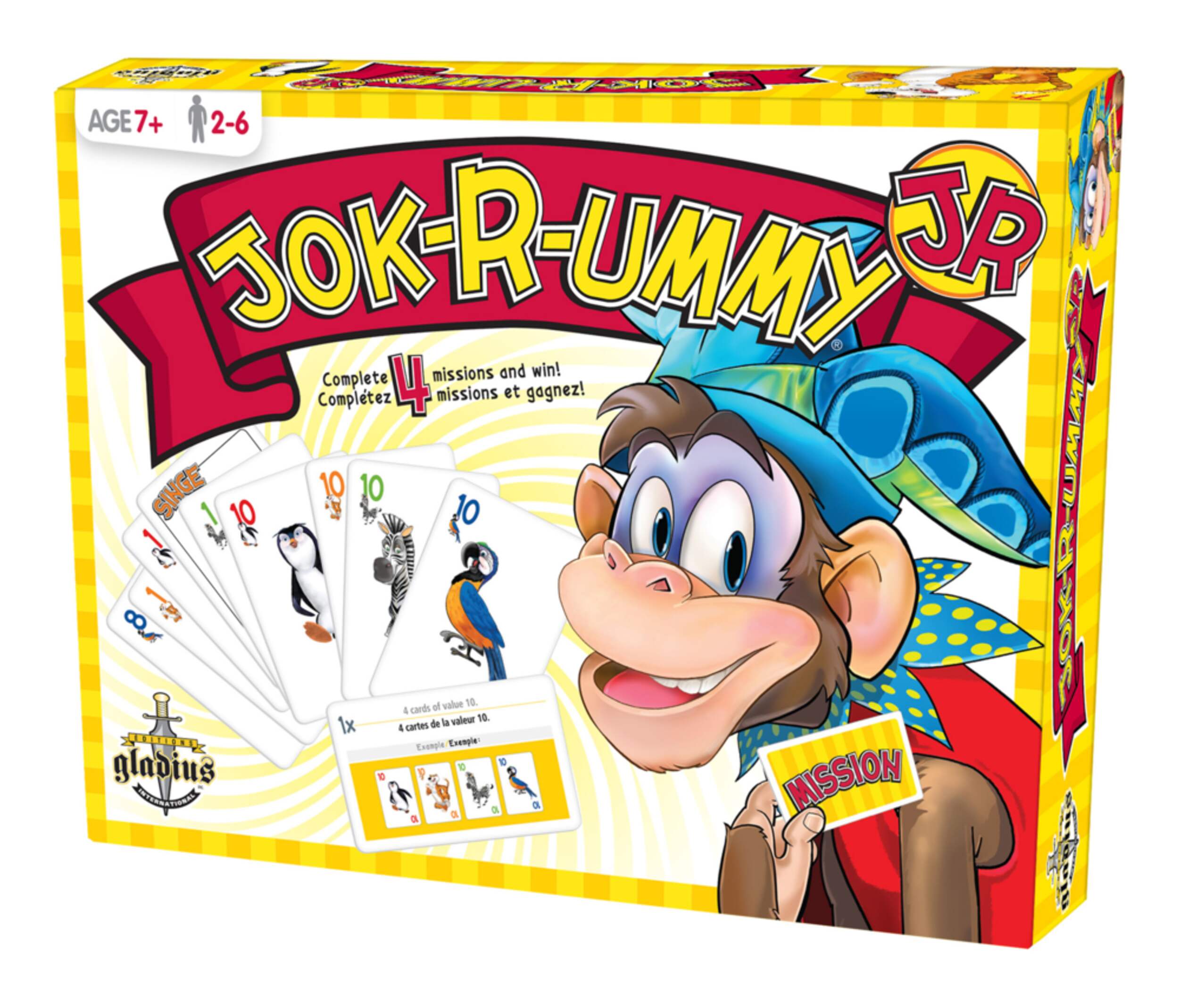 Editions Gladius Jok-R-Ummy JR Classic Board Game For Kids, Ages 7+ Front_Angled_Left