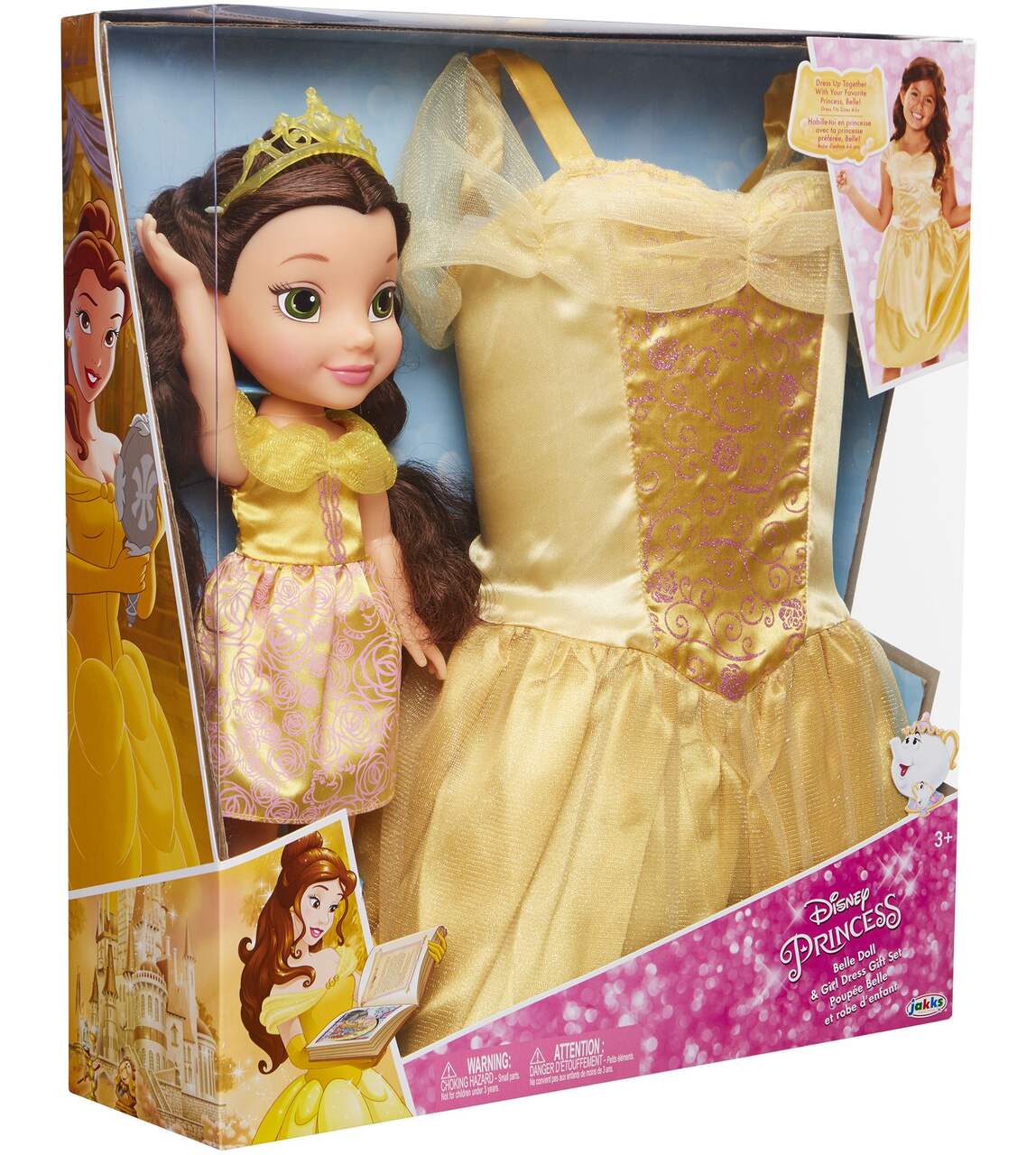 Disney Princess Secret Styles Magic Glitter Wand Doll, Assorted, Age 4+