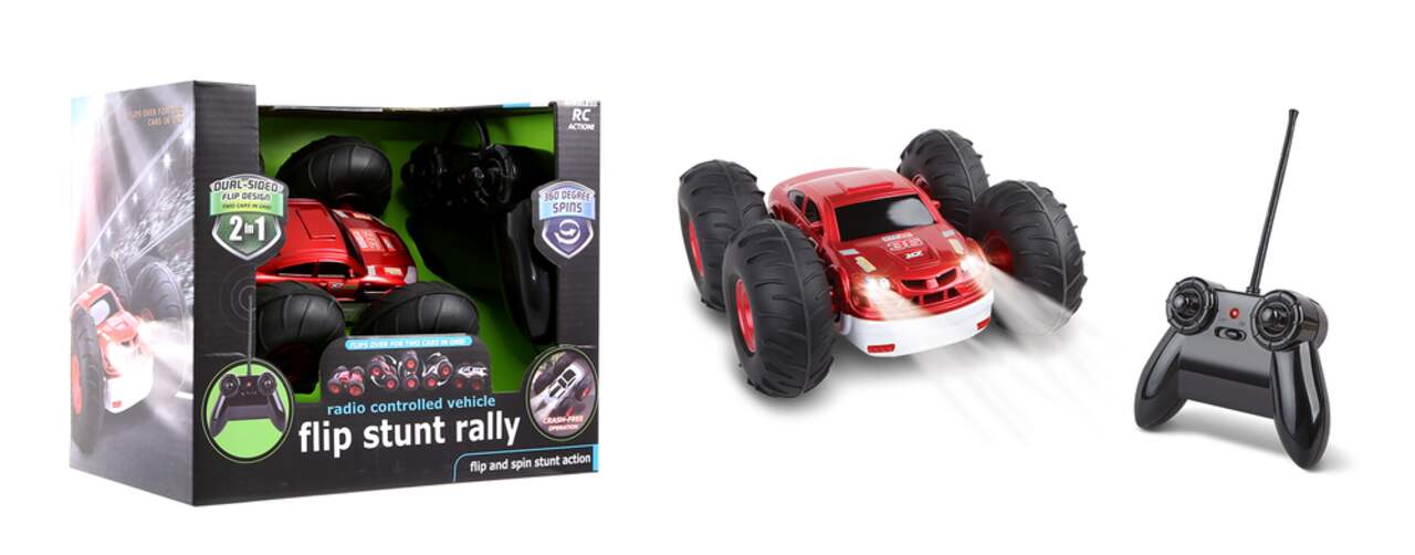 Black series radio controlled vehicle flip hot sale stunt rally