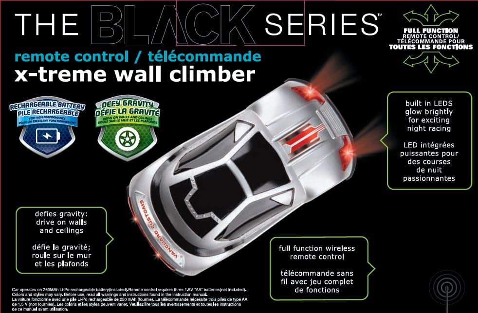 wall climbing car canadian tire