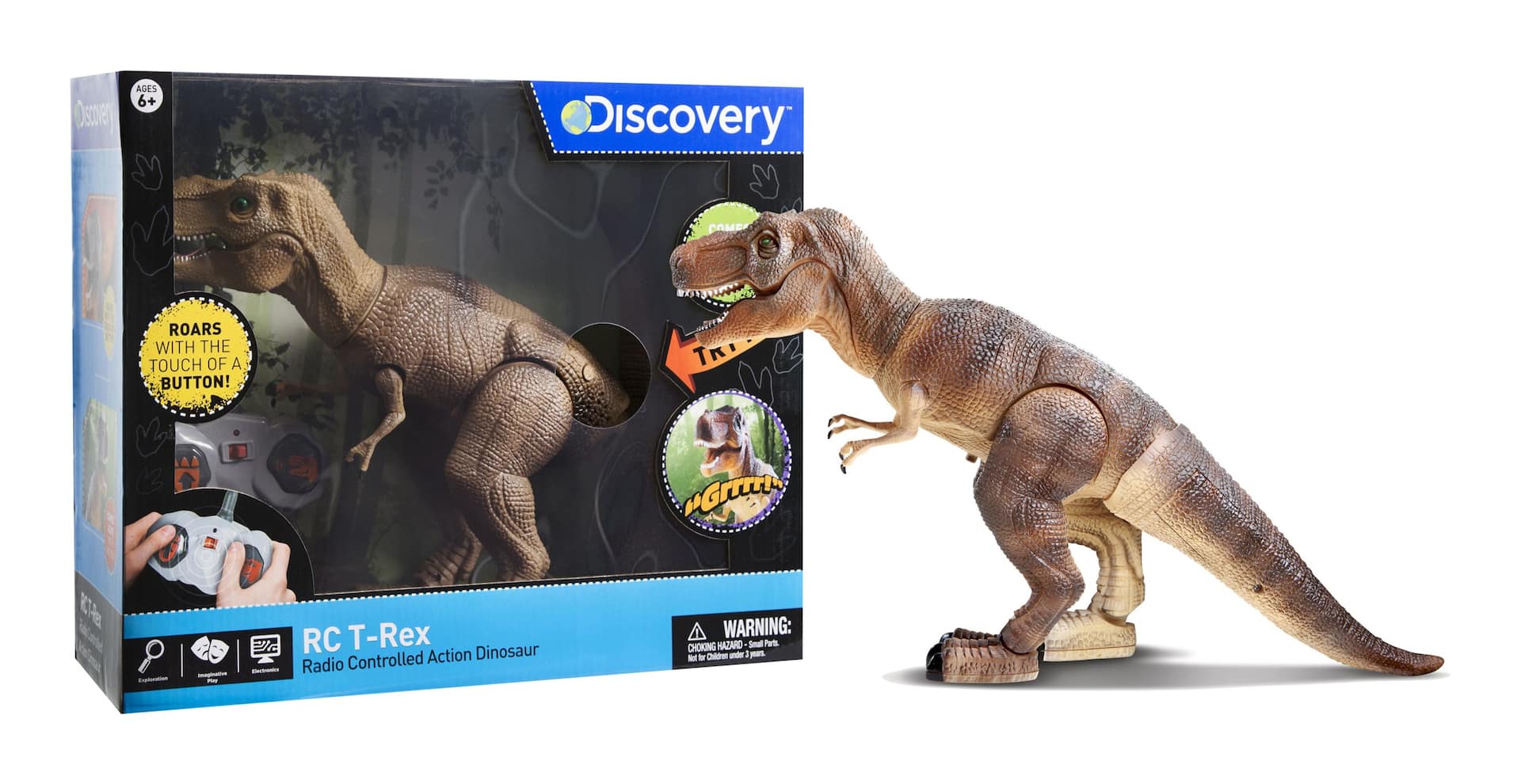 Discovery kids remote control t rex deals