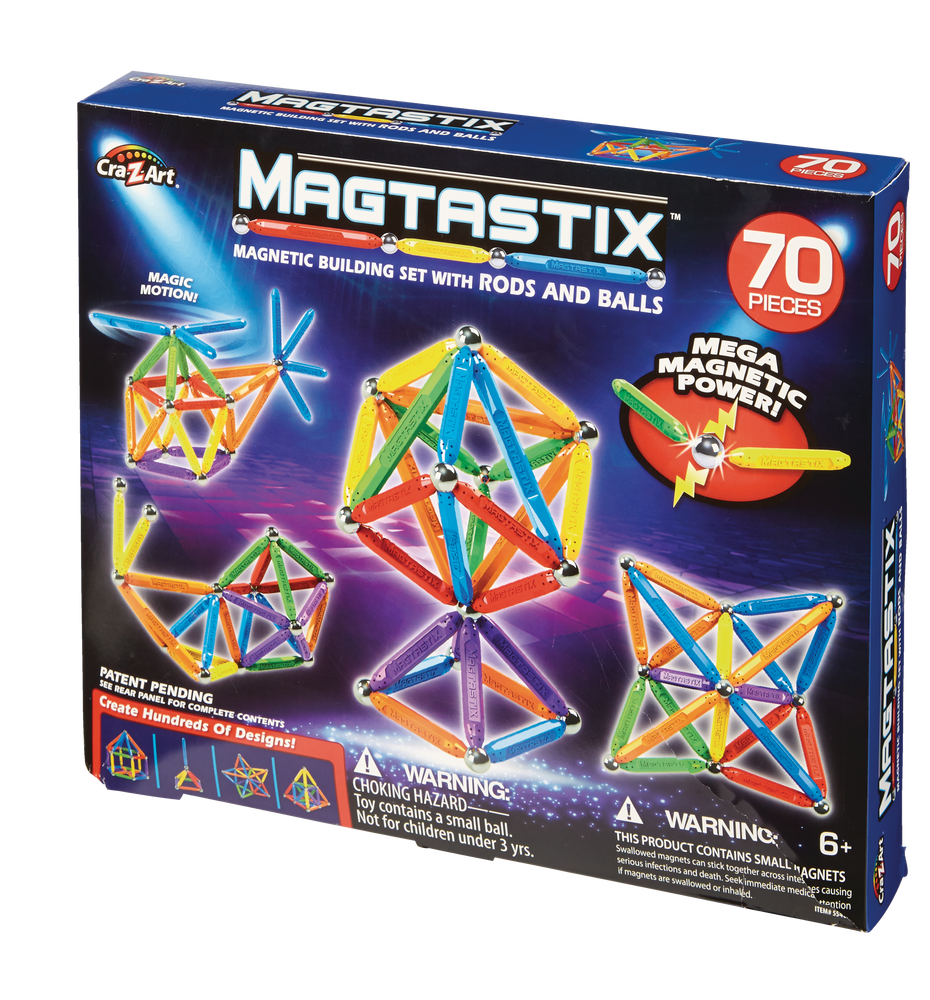 Cra-Z-Art Magnetic Building Construction For Kids, 70 pc, Ages | Canadian Tire