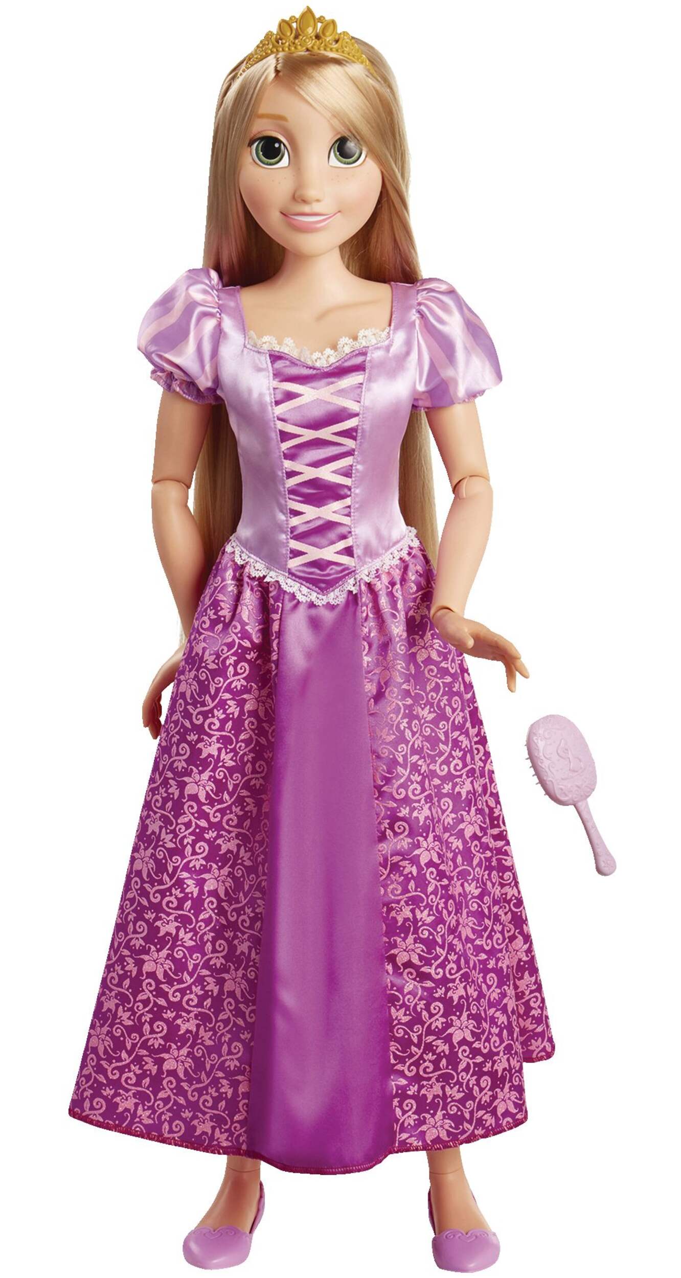 Disney Princess Rapunzel Play Date Doll Toy w/Long Flowing Hair, 32-in, Ages 3+ Front_Flat