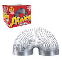 Slinky® Original Metal Classic Spring Toy, Silver, Ages 5+, for Birthday/Party Favour