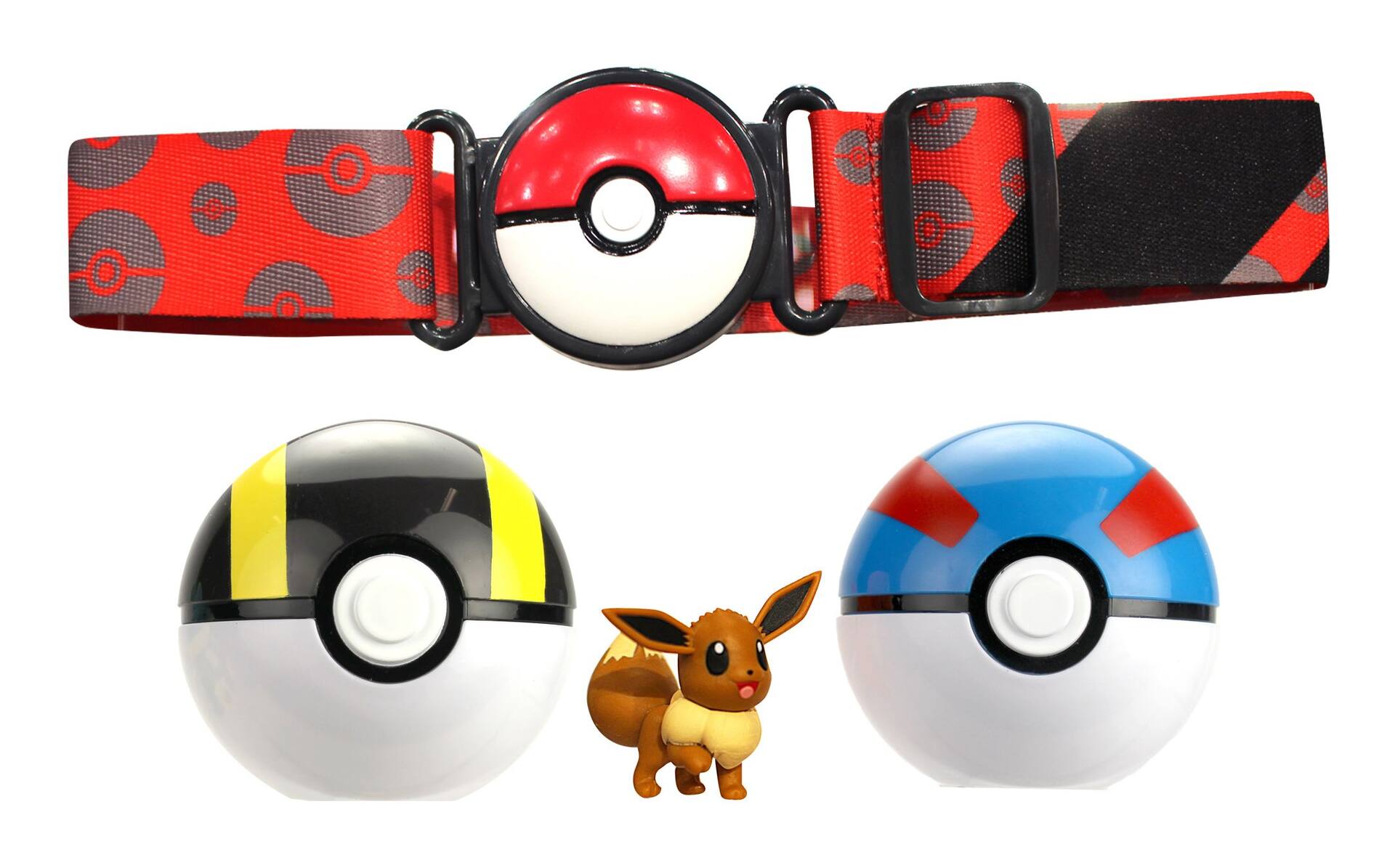Pokémon Clip 'N' Go Poké Ball Belt Set With 2-Inch Action Figure