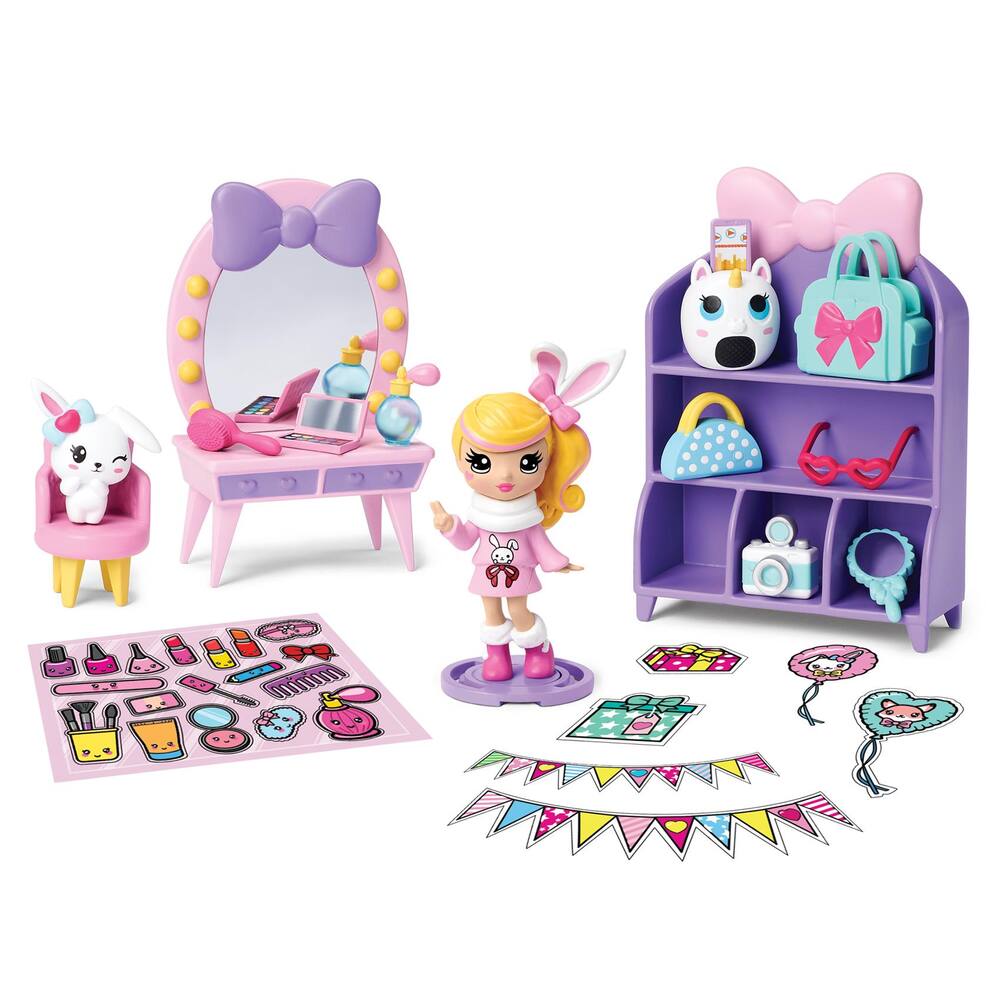 New Girl's Party Popteenies Party Time Baby Surprise Set Toys For Kids Children 