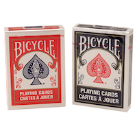Bicycle Traditonal Playing Cards Deck, Red/Blue, Standard Poker Size, Ages 12+, for Birthday/Poker Game Composite_or_Mixed